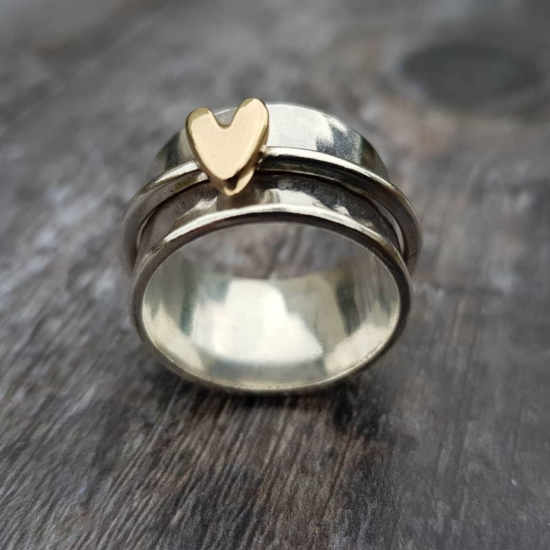 Gold & Silver Heart | Ring