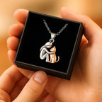 Hugging Cat | Pendant Necklace
