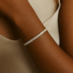Gold Moissanite | Tennis Bracelet