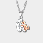 Hugging Cat | Pendant Necklace