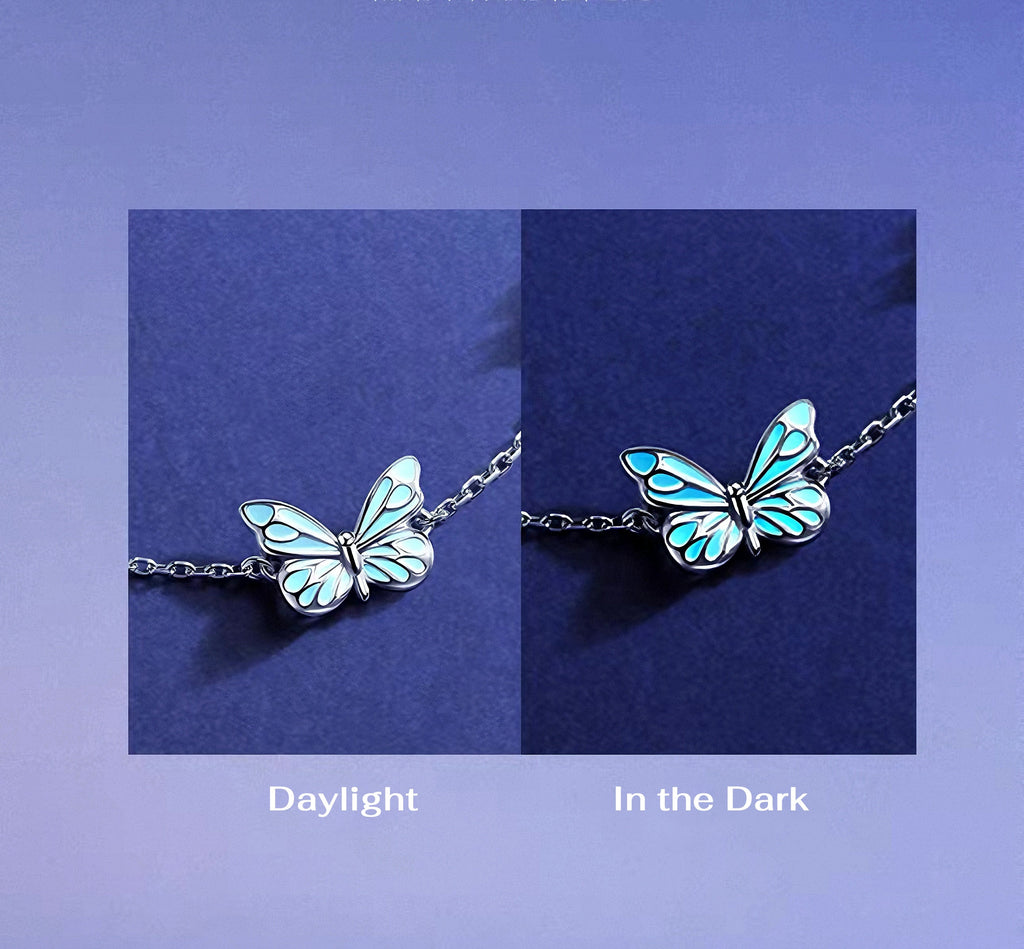 Luminous Dream Blue Butterfly | Bracelet