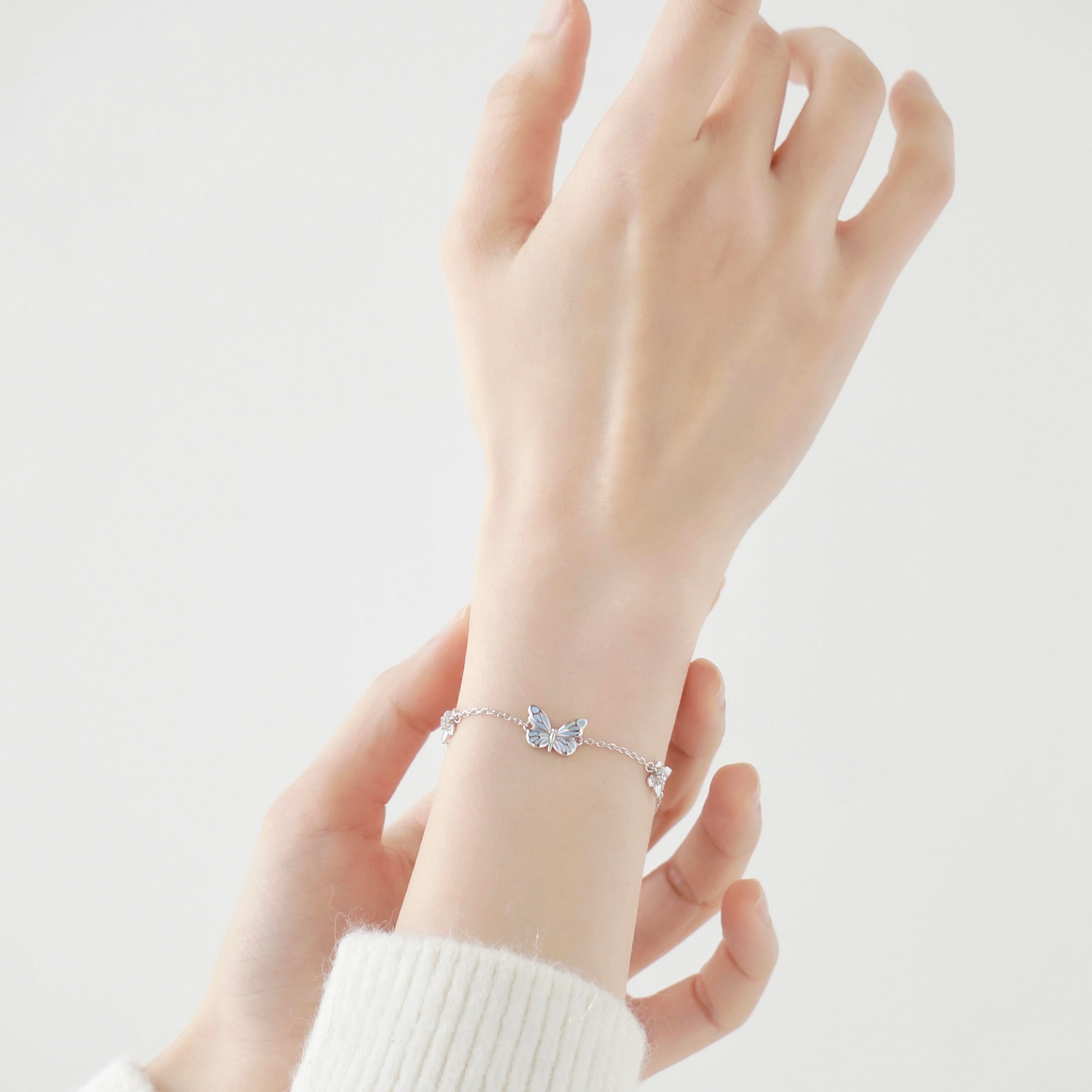 Luminous Dream Blue Butterfly | Bracelet
