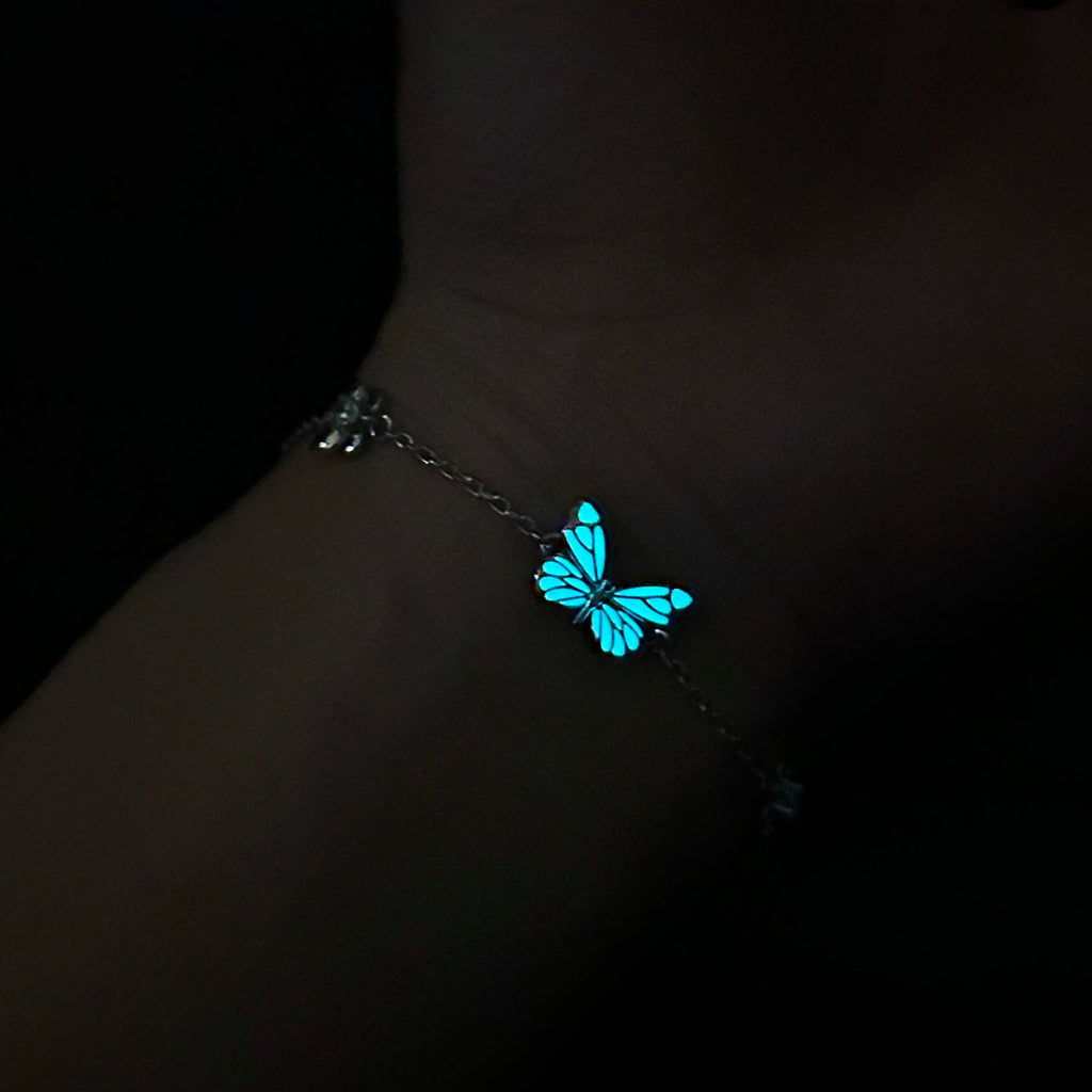 Luminous Dream Blue Butterfly | Bracelet
