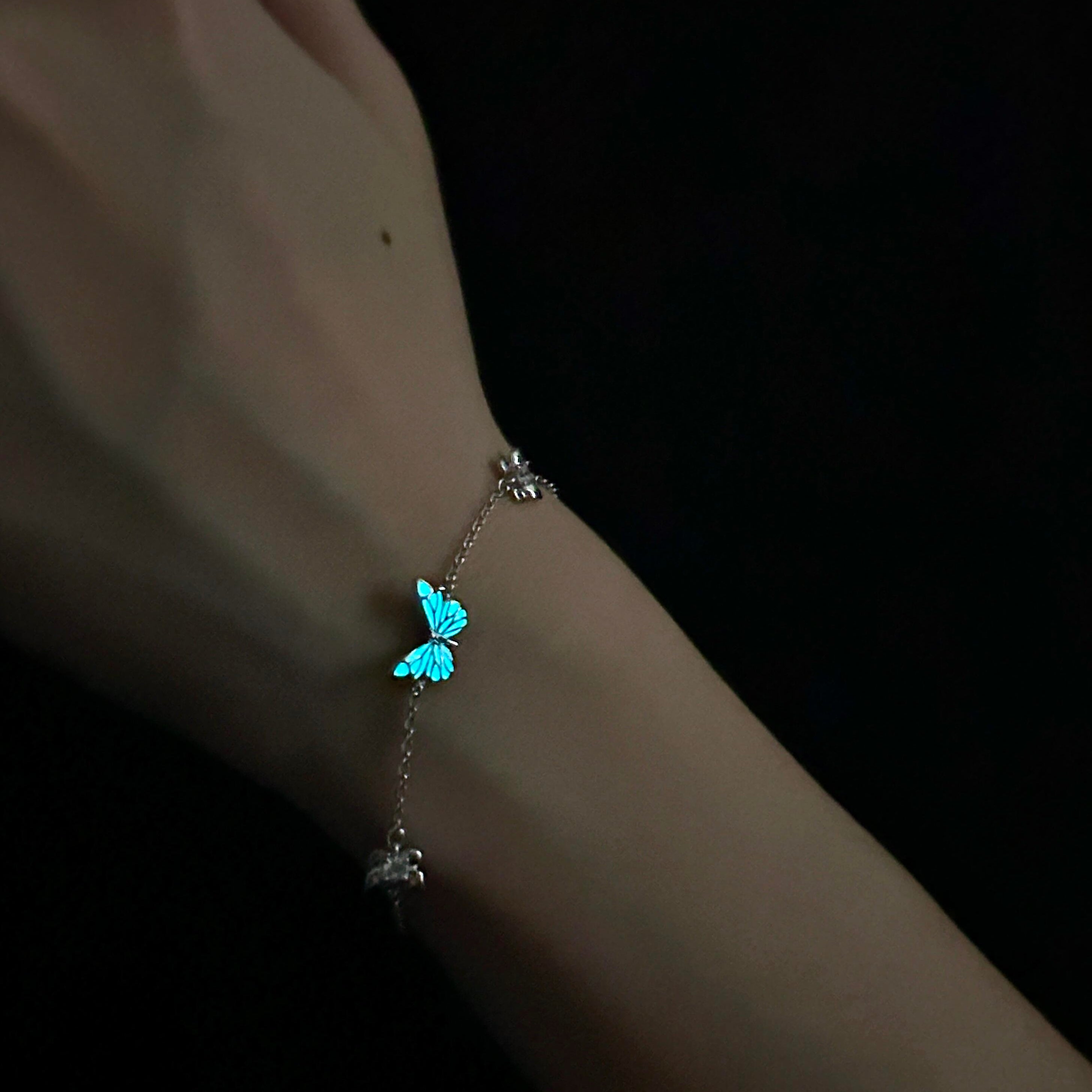 Luminous Dream Blue Butterfly | Bracelet
