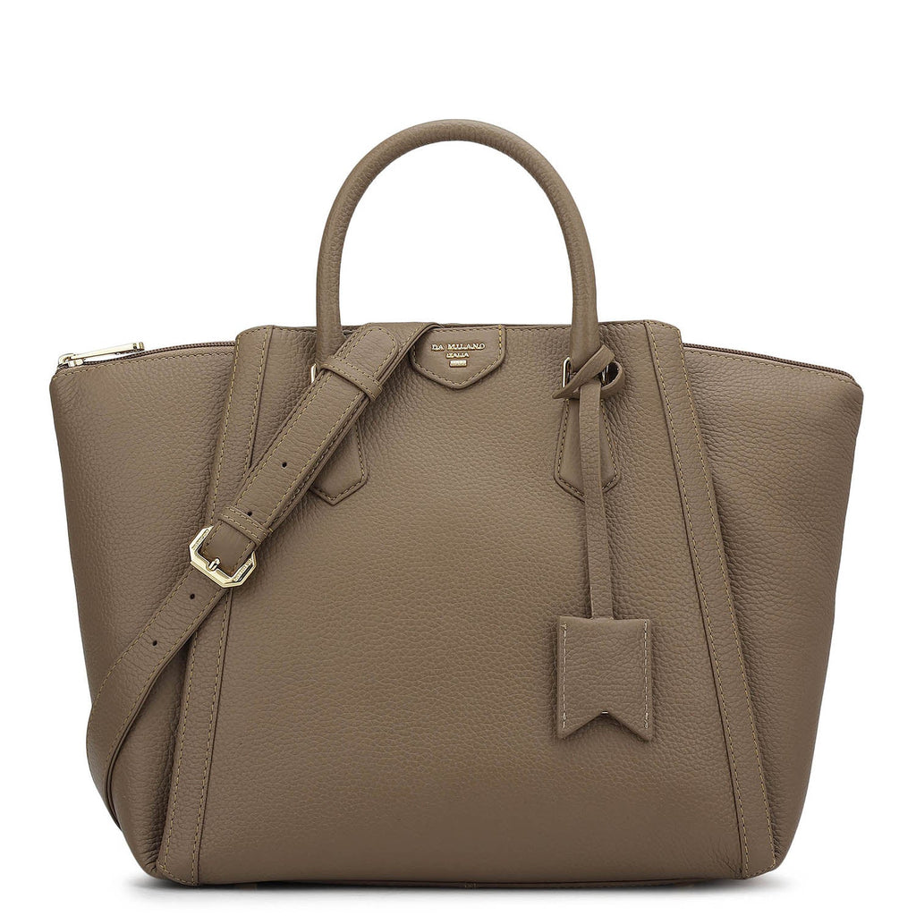 Elegance | Wax Leather Satchel Bag