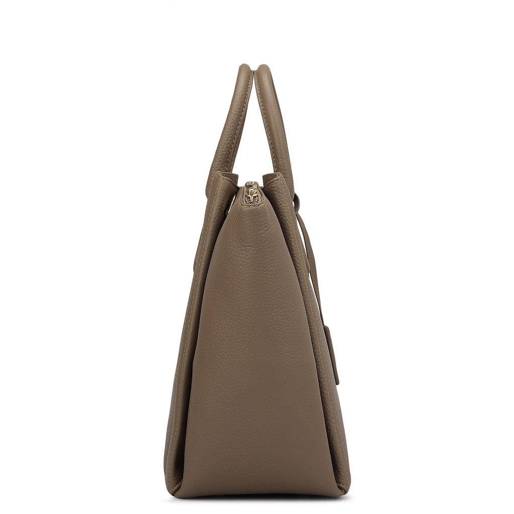 Elegance | Wax Leather Satchel Bag