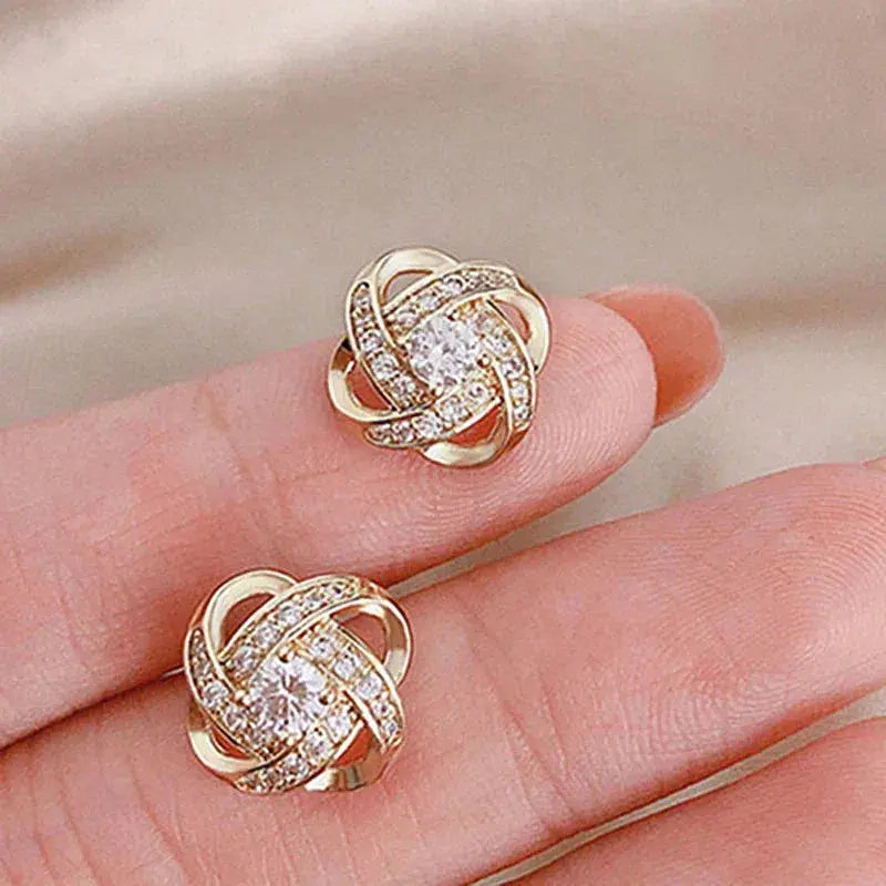 Floral Spiral Gold | Earrings