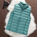 Isa | Padded Gilet - Mint Green