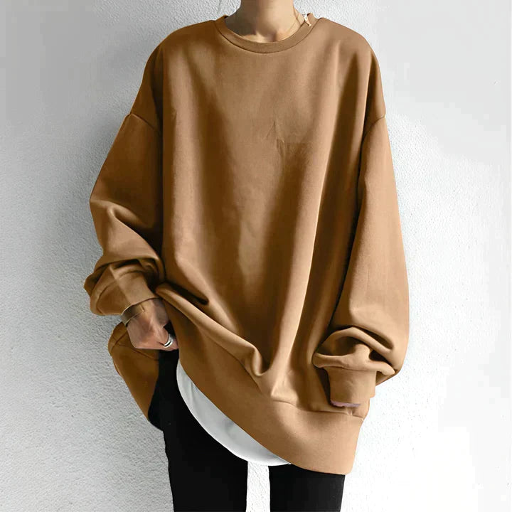 Helena | Women's Oversized Tunic Sweater with Tummy Coverage