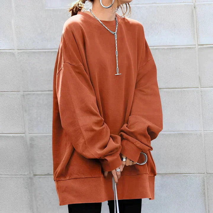 Helena | Women's Oversized Tunic Sweater with Tummy Coverage