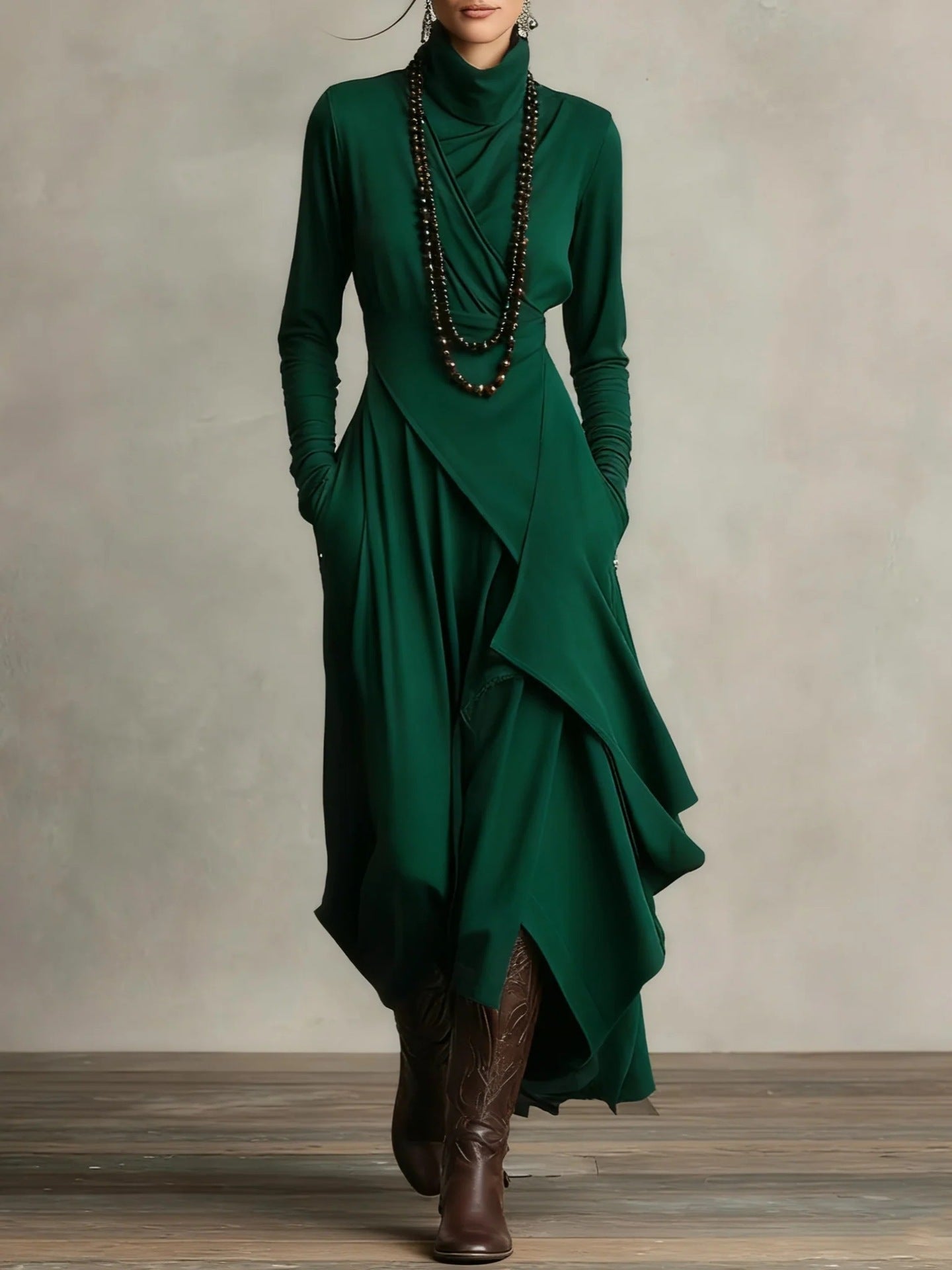 Lunori | Natalia Knit Maxi Dress