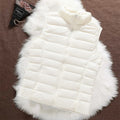 Isa | Padded Gilet - White