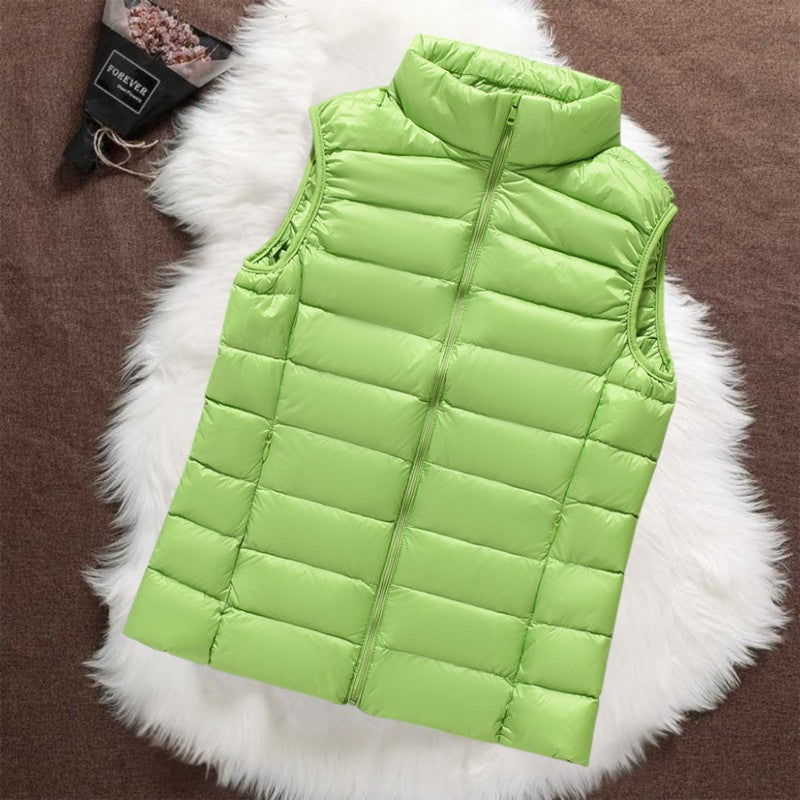 Isa | Padded Gilet - Green