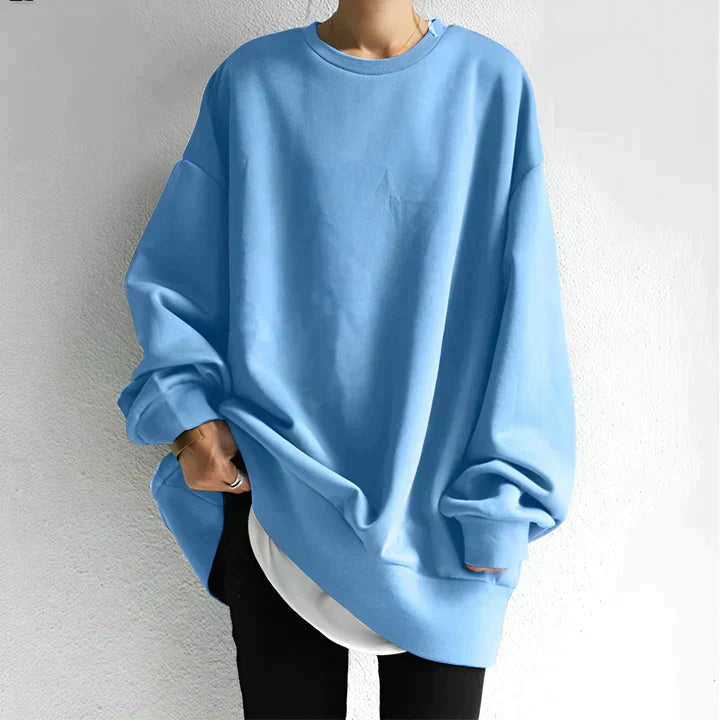 Helena | Women's Oversized Tunic Sweater with Tummy Coverage