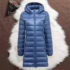 Helsa Long Transitional Padded Jacket | Indigo
