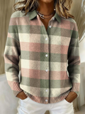 Noelia | Checkered Hoodie Blouse