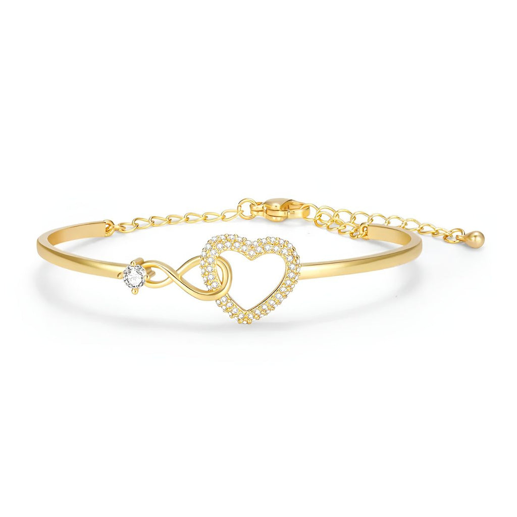Infinity Glacier | Mother & Daughter Snowflake Bracelet Set