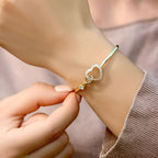 Infinity Glacier | Mother & Daughter Snowflake Bracelet Set