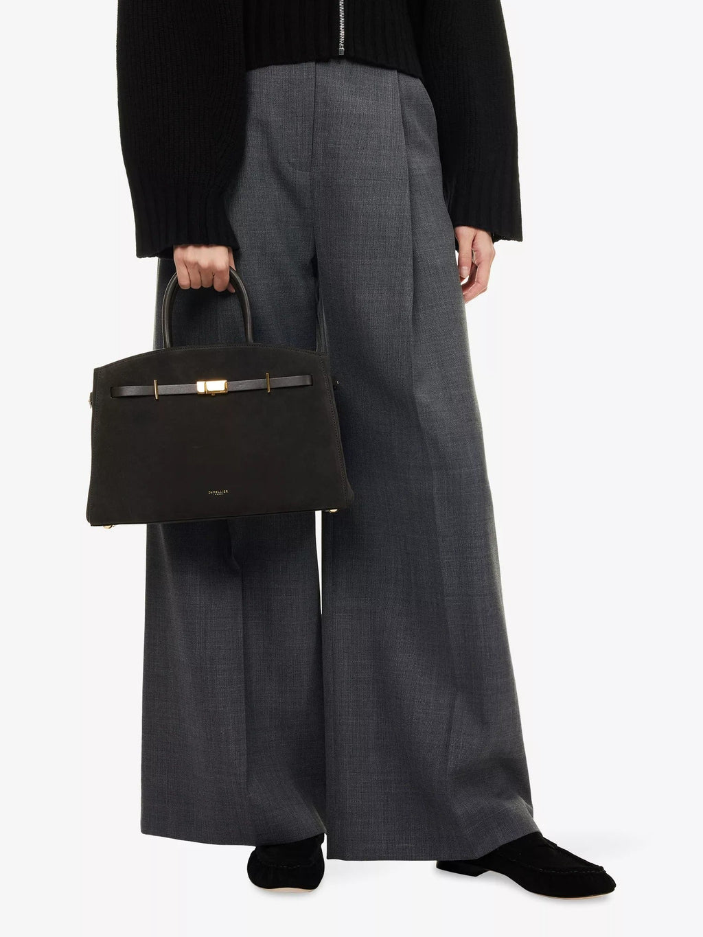 Amélisse - Stylish Midi Leather Handbag