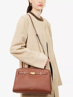 Amélisse - Stylish Midi Leather Handbag
