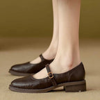 Dorvanna | Comfort Mary Janes in Soft Leather
