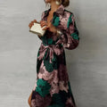 Lily | Belted Maxi Dress