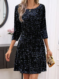 Vivien | Elegant Holiday Velvet Dress