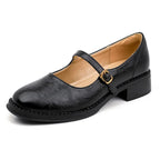 Dorvanna | Comfort Mary Janes in Soft Leather