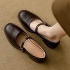 Dorvanna | Comfort Mary Janes in Soft Leather