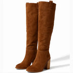 Suevira | Suede Block Heel Boots