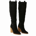 Suevira | Suede Block Heel Boots