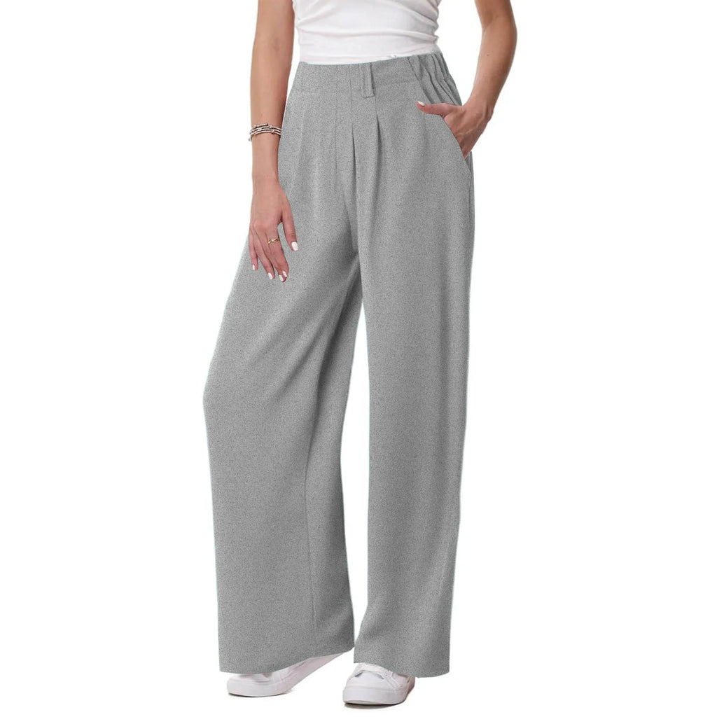 Willa | Waffle Wide-Leg Jogger Pants
