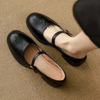Dorvanna | Comfort Mary Janes in Soft Leather