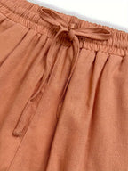 Imara | Wide-Leg Drawstring Trousers