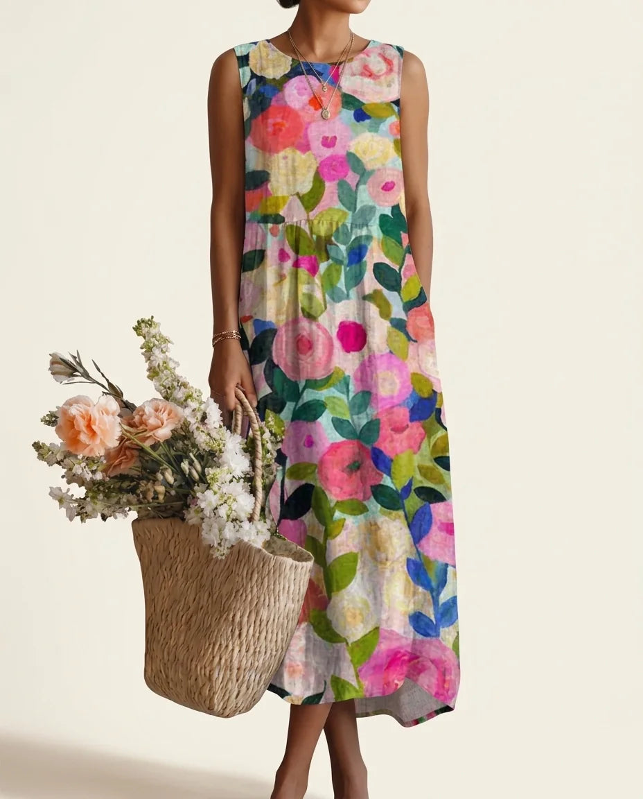 Ava | Tummy-Flattering Comfort Dress in KIM London product styling