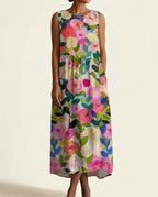 Ava | Tummy-Flattering Comfort Dress in KIM London product styling