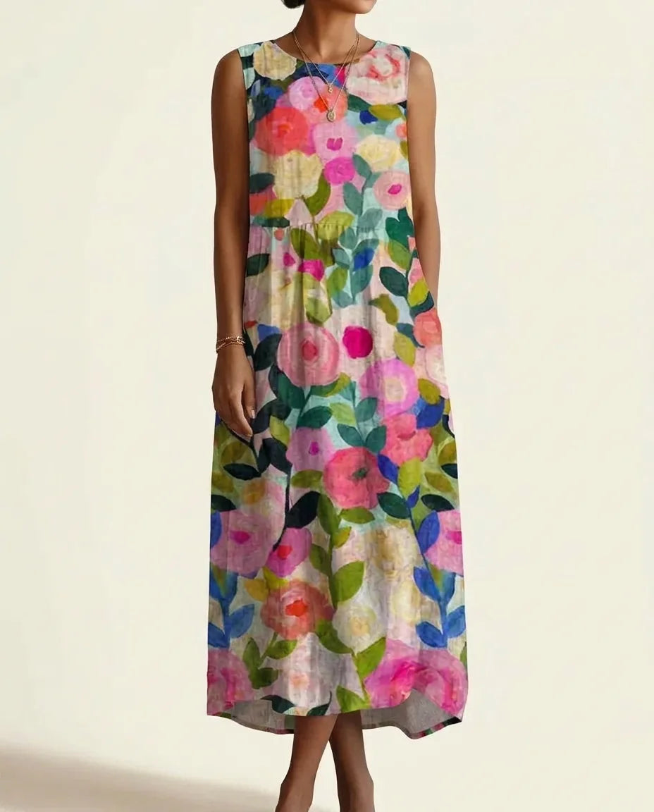Ava | Tummy-Flattering Comfort Dress in KIM London product styling