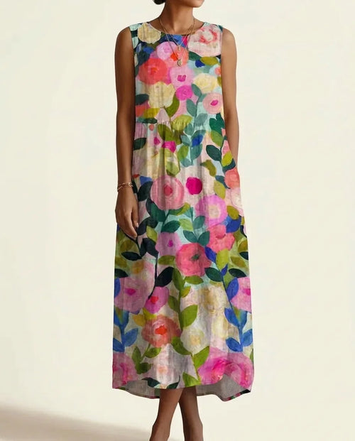 Ava | Tummy-Flattering Comfort Dress in KIM London product styling