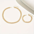 Square Buckle | Necklace & Bracelet Set