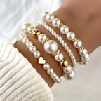 Pearl Heart | Bracelet Set