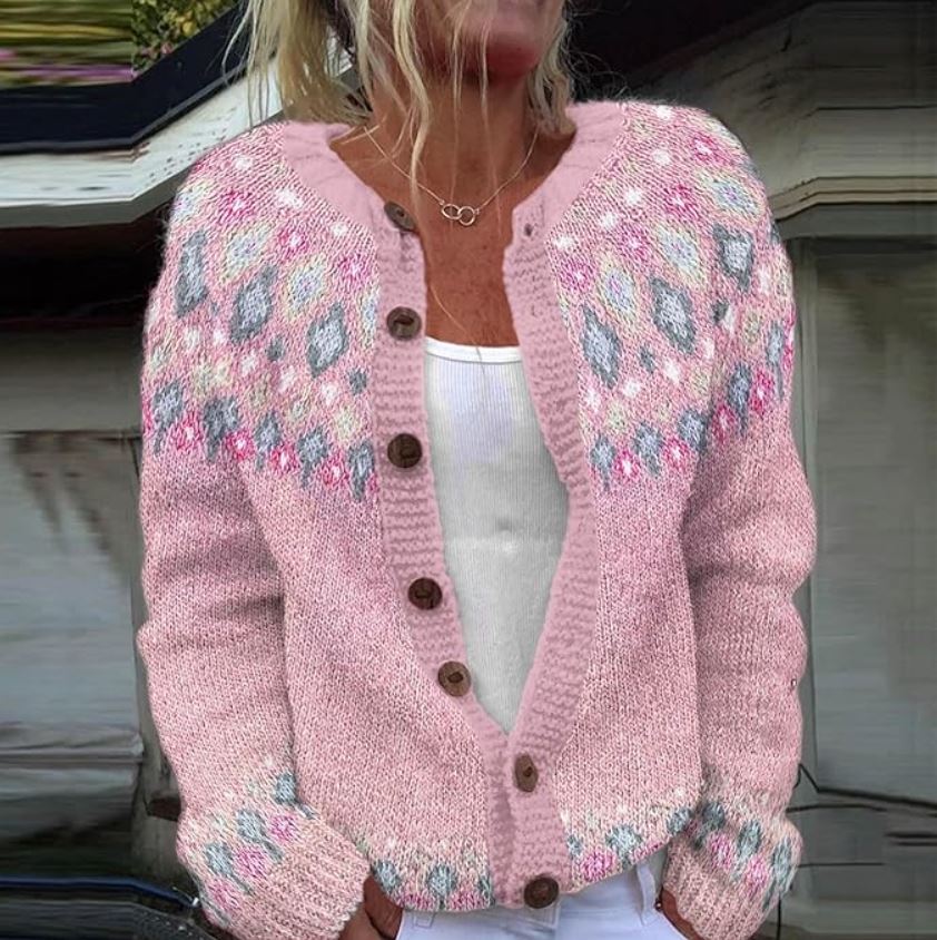 Sofie | Pink Comfort Cardigan