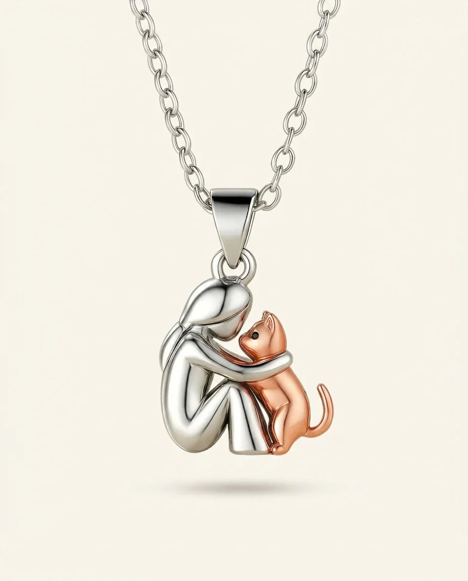 Cat | Pendant Necklace in KIM London product styling