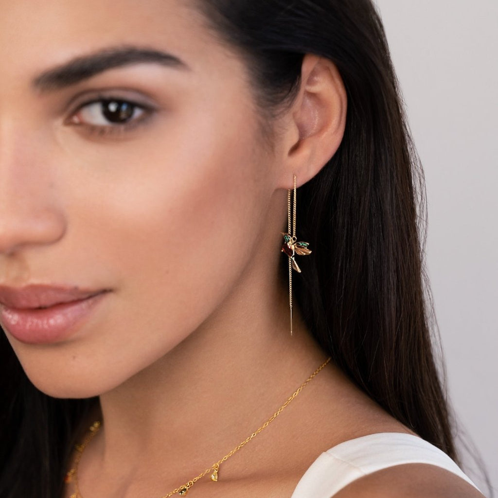 Gold Pendant | Earrings