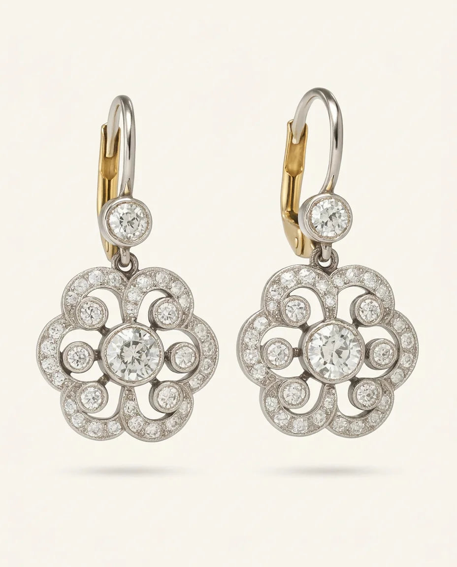 Crystal Mandala Retro | Earrings in KIM London product styling