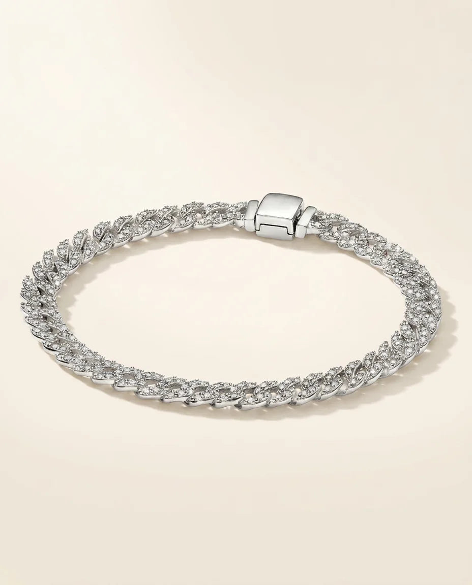 Cuban Moissanite | Bracelet in KIM London product styling