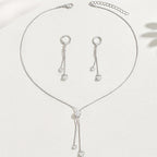 Heart Pendant | Necklace & Earrings Set