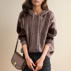 Warrina | Jacquard Hooded Jumper