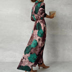 Lily | Belted Maxi Dress