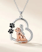 Dog & Girl Heart | Necklace in KIM London product styling