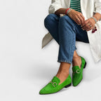 Noelle | Pointed Slip-On Flats